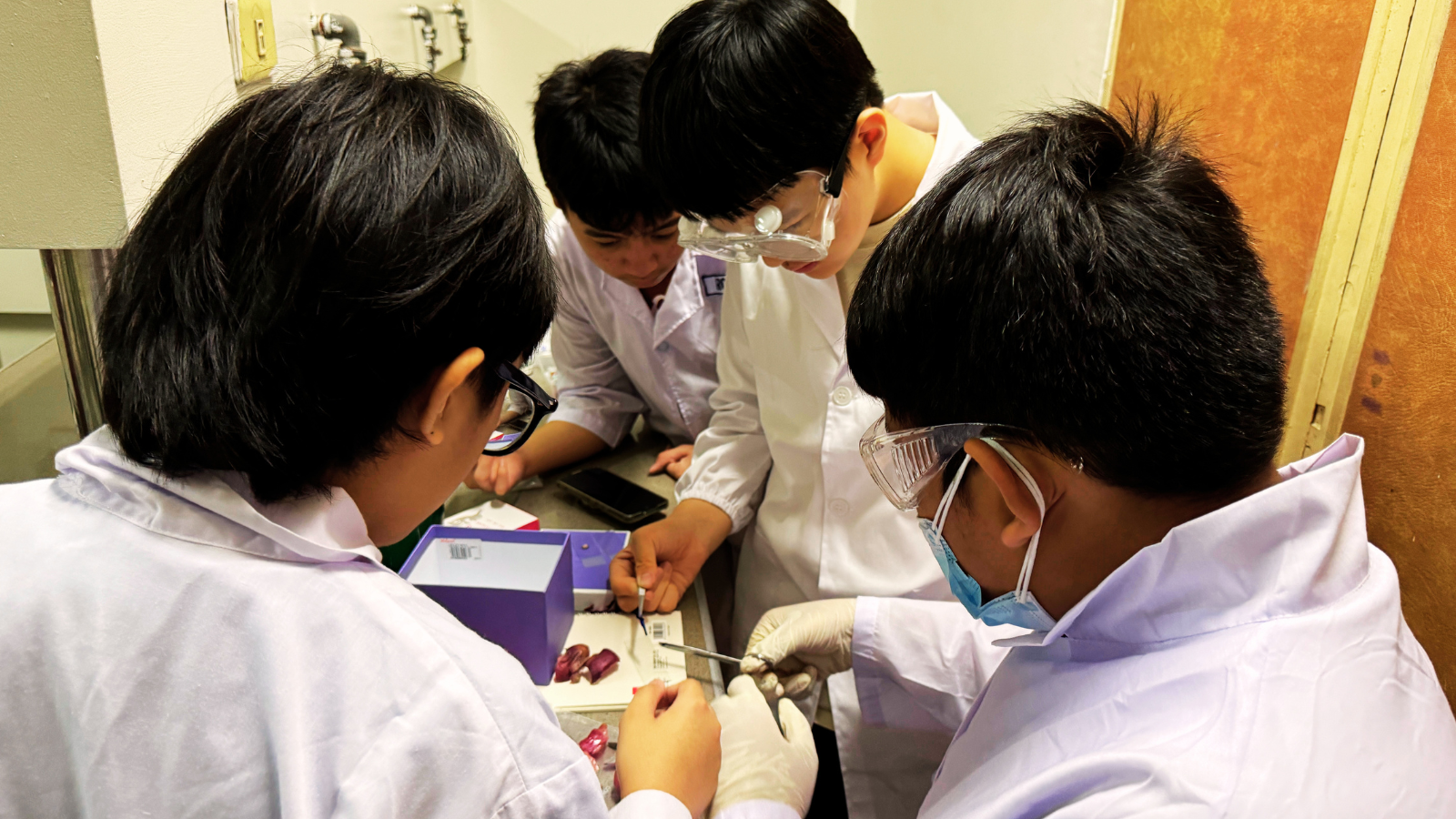 inquiry-based IB education with students exploring real-world topics