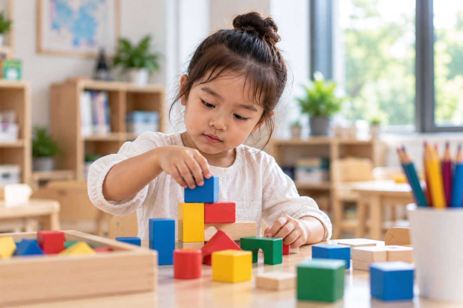 Play-based learning activity at Philippine Cambridge International School in Cavite supporting a child's readiness and development