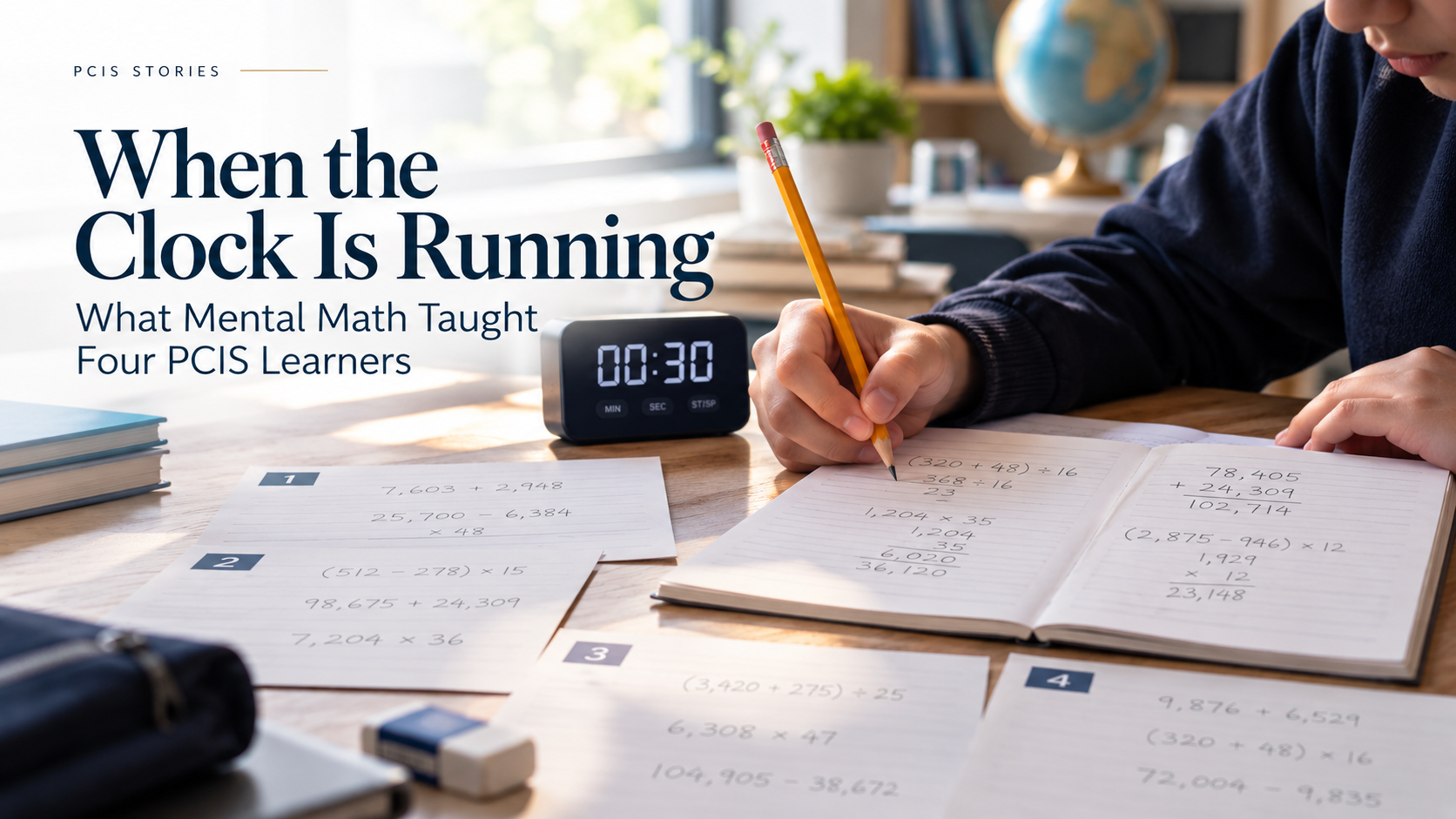 When the Clock Is Running: What Mental Math Taught Four PCIS Learners